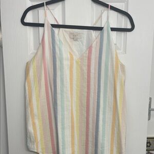LOFT Pastel Striped Camisole